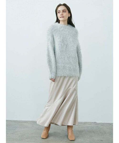 LAGUNAMOON（ラグナムーン）の「アシンメトリーフレアーチンツスカート（スカート・レディース・ライトグレー/ピンク/モカ・SMALL/MEDIUM）」の17枚目の写真