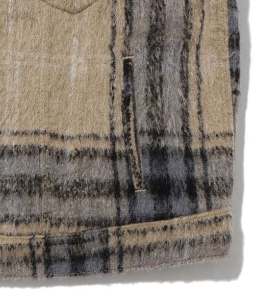 Levi's(リーバイス)の「VTG FIT SHERPA TRUCKER OVERSIZE CAMEL BLUE PLAID TRUCKER(ブルゾン・メンズ・マルチ・L/M/S/XL)」の8枚目の写真