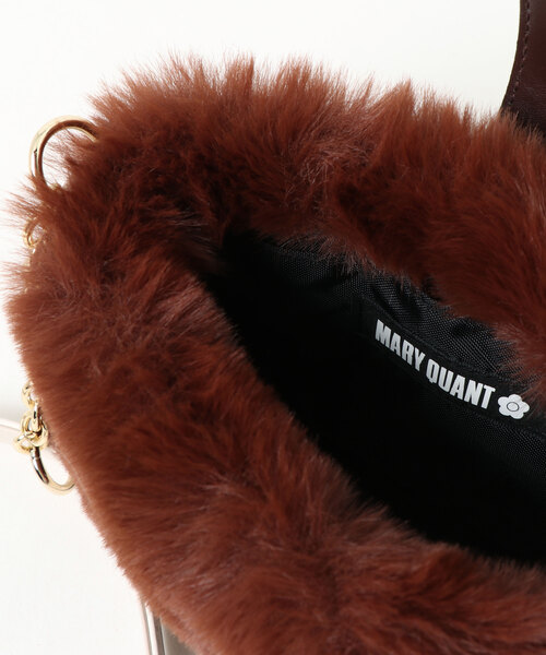 MARY QUANT（マリークワント）の「ファーカシメデイジー ミニショルダー（ショルダーバッグ・レディース・ブラウン/アイボリー・FREE）」の10枚目の写真