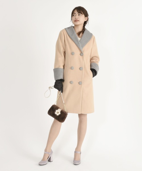 MARY QUANT（マリークワント）の「ファーカシメデイジー ミニショルダー（ショルダーバッグ・レディース・ブラウン/アイボリー・FREE）」の6枚目の写真