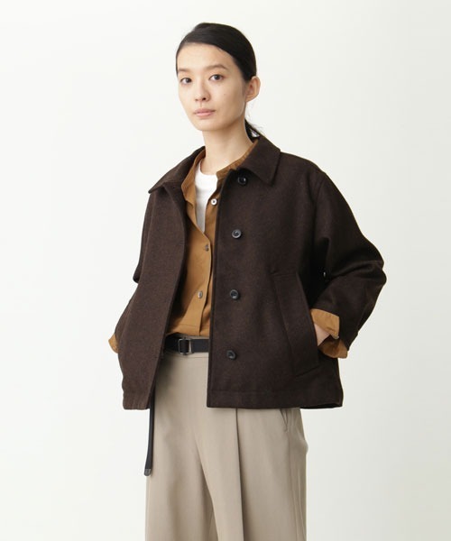 MHL.(エムエイチエル)の「COARSE WOOL MELTON(ブルゾン MHL.(エムエイチエル)の「COARSE WOOL MELTON(ブルゾン