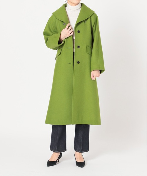 IENA LA BOUCLE（イエナラブークル）の「IENA LA BOUCLE メルトンショールカラーコート◆（その他アウター・レディース・ブラック/ブルー/グリーン・FREE）」の5枚目の写真