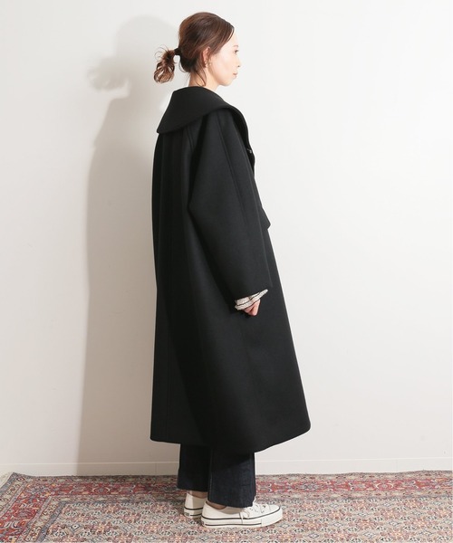 IENA LA BOUCLE（イエナラブークル）の「IENA LA BOUCLE メルトンショールカラーコート◆（その他アウター・レディース・ブラック/ブルー/グリーン・FREE）」の12枚目の写真