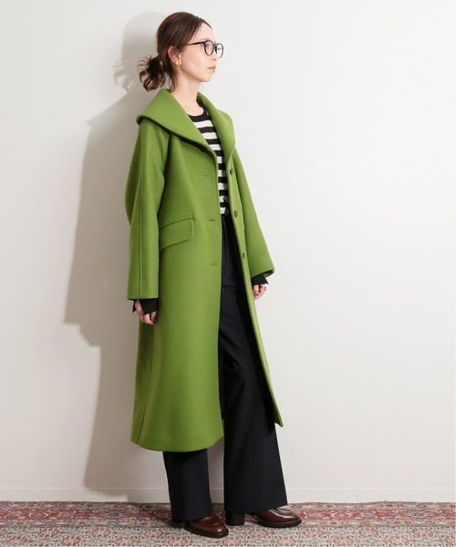 IENA LA BOUCLE（イエナラブークル）の「IENA LA BOUCLE メルトンショールカラーコート◆（その他アウター・レディース・ブラック/ブルー/グリーン・FREE）」の20枚目の写真