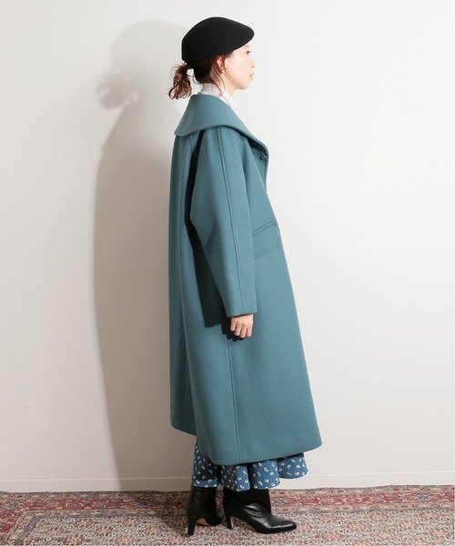 IENA LA BOUCLE（イエナラブークル）の「IENA LA BOUCLE メルトンショールカラーコート◆（その他アウター・レディース・ブラック/ブルー/グリーン・FREE）」の14枚目の写真
