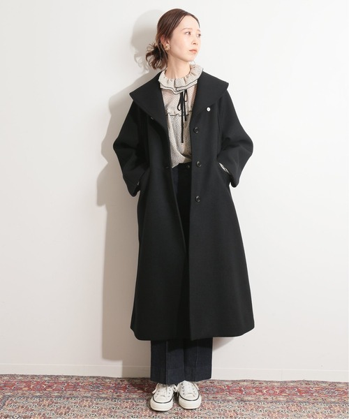 IENA LA BOUCLE（イエナラブークル）の「IENA LA BOUCLE メルトンショールカラーコート◆（その他アウター・レディース・ブラック/ブルー/グリーン・FREE）」の16枚目の写真