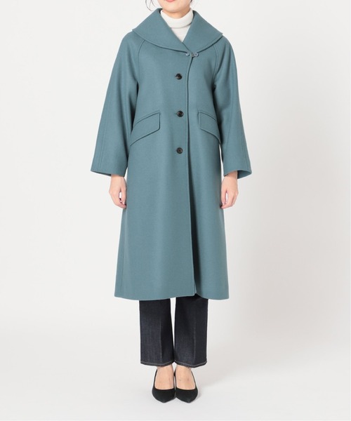 IENA LA BOUCLE（イエナラブークル）の「IENA LA BOUCLE メルトンショールカラーコート◆（その他アウター・レディース・ブラック/ブルー/グリーン・FREE）」の9枚目の写真