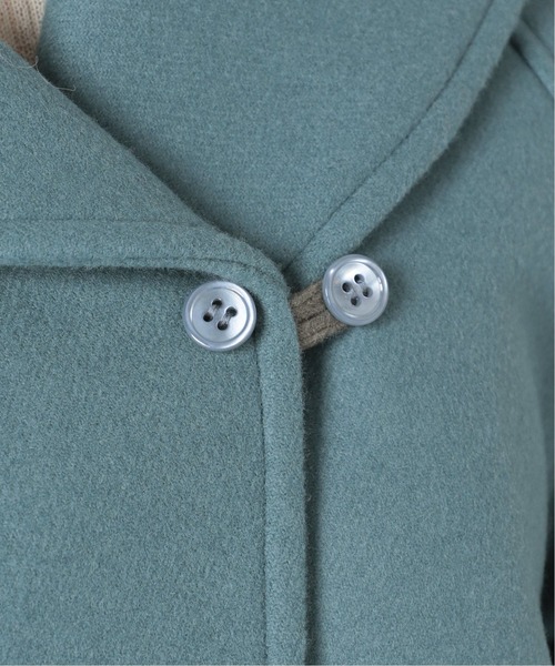 IENA LA BOUCLE（イエナラブークル）の「IENA LA BOUCLE メルトンショールカラーコート◆（その他アウター・レディース・ブラック/ブルー/グリーン・FREE）」の4枚目の写真