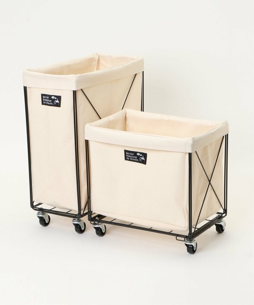 セール】折りたためるランドリーバスケット（33L）/スリムカート