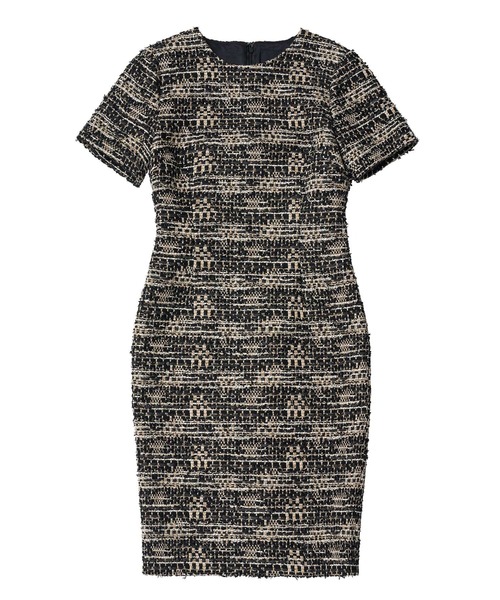 Emiriawiz マリアケントツイードショートスリーブワンピース　新品　補正有 emiriawiz（エミリアウィズ）の「マリアケントツイードショート