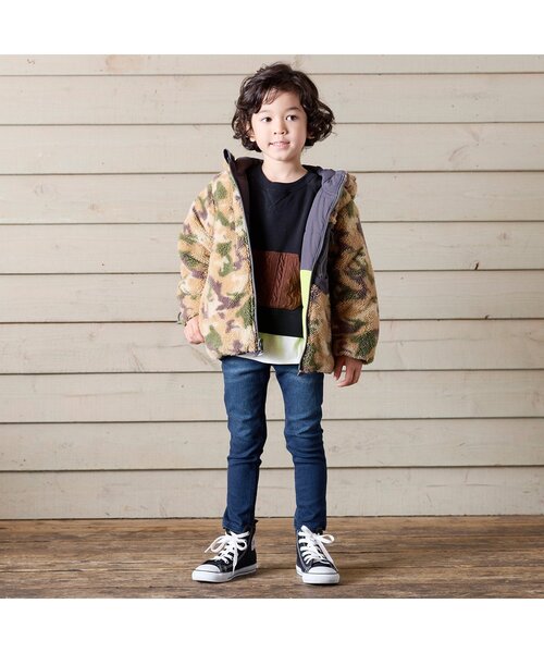 BREEZE（ブリーズ）の「/あったかもっとスキニーデニムパンツ_裏起毛_ストレッチ 10分丈（その他パンツ・キッズ・ネイビー/ブルー・90/100/150/140/130/120/110）」の11枚目の写真