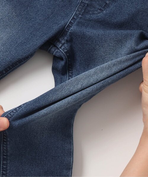 BREEZE（ブリーズ）の「/あったかもっとスキニーデニムパンツ_裏起毛_ストレッチ 10分丈（その他パンツ・キッズ・ネイビー/ブルー・90/100/150/140/130/120/110）」の17枚目の写真