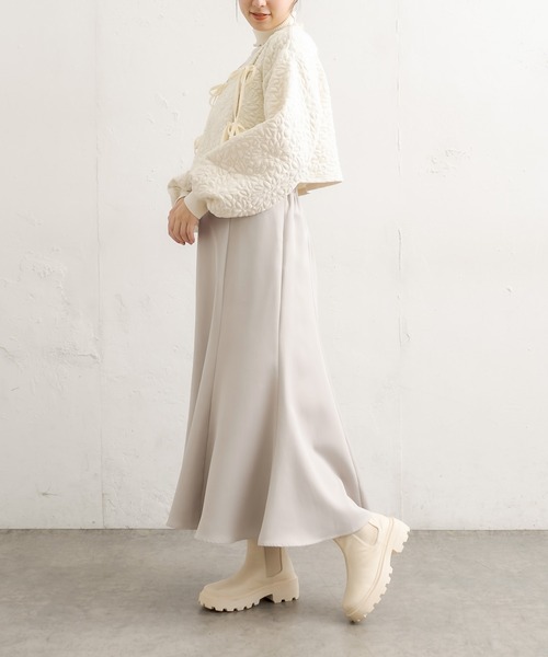 OLIVE des OLIVE（オリーブデオリーブ）の「【S/Mサイズ展開】プチプラ！オトナマーメイドスカート（スカート・レディース・ブラック/パープル/オフホワイト/オリーブ/グレイッシュベージュ・MEDIUM/LARGE）」の7枚目の写真