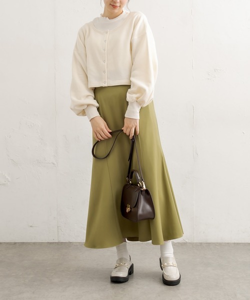 OLIVE des OLIVE（オリーブデオリーブ）の「【S/Mサイズ展開】プチプラ！オトナマーメイドスカート（スカート・レディース・ブラック/パープル/オフホワイト/オリーブ/グレイッシュベージュ・MEDIUM/LARGE）」の13枚目の写真