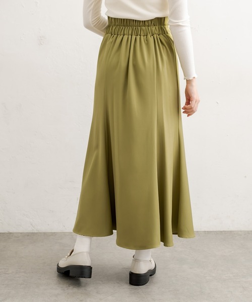 OLIVE des OLIVE（オリーブデオリーブ）の「【S/Mサイズ展開】プチプラ！オトナマーメイドスカート（スカート・レディース・ブラック/パープル/オフホワイト/オリーブ/グレイッシュベージュ・MEDIUM/LARGE）」の18枚目の写真
