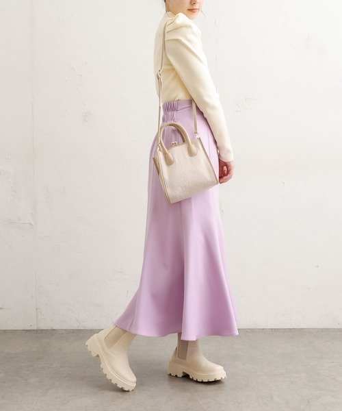 OLIVE des OLIVE（オリーブデオリーブ）の「【S/Mサイズ展開】プチプラ！オトナマーメイドスカート（スカート・レディース・ブラック/パープル/オフホワイト/オリーブ/グレイッシュベージュ・MEDIUM/LARGE）」の20枚目の写真