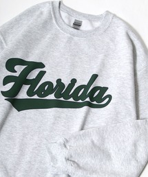 Lazar | MINNESOTA/FLORIDA 裏起毛ビッグシルエット カレッジロゴ スウェット トレーナー(スウェット)