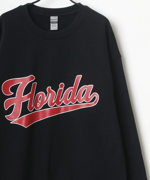 Lazar（ラザル）の「MINNESOTA/FLORIDA 別注 裏起毛 オーバーサイズ カレッジロゴ スウェット レディース メンズ トレーナー（スウェット・メンズ・ホワイト/アッシュグレー/ブラック/ネイビー/ホワイト系その他/ブラック系その他/グレー系その他/ブルー系その他/グリーン系その他/グリーン・M/L/XL）」の20枚目の写真