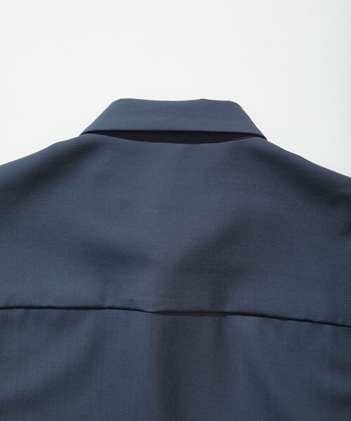 city（シティ）の「WOOL SHIRTS/ウールオーバーシャツ（シャツ/ブラウス・メンズ・ベージュ/ミント/ライトブルーグレー/ダークグレー・1/2/3）」の17枚目の写真