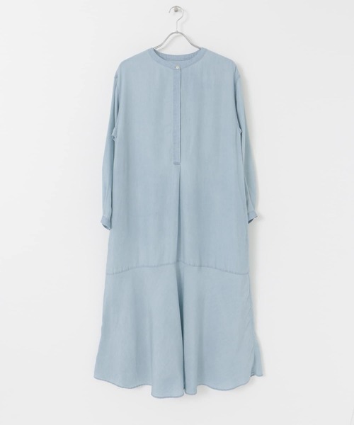 F by ROSSO（エフバイロッソ）の「F by ROSSO　シャンブレーデニムフレアワンピース（ワンピース・レディース・ライトブルー/インディゴブルー・38/36）」の18枚目の写真