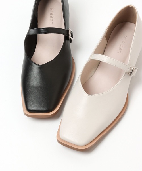 LEPSIM（レプシィム）の「ストラップヒールパンプス　266577（パンプス・レディース・ブラック/オフホワイト/アイボリー・MEDIUM/LARGE）」の18枚目の写真