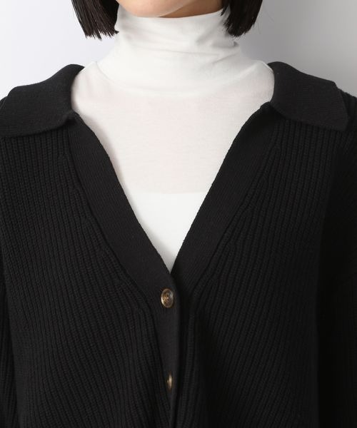 LOWRYS FARM(ローリーズファーム)の「スキッパーショートカーディガンLS 274011(カーディガン/ボレロ・レディース・ブラック/オレンジ/グリーン/アイボリー・FREE)」の11枚目の写真