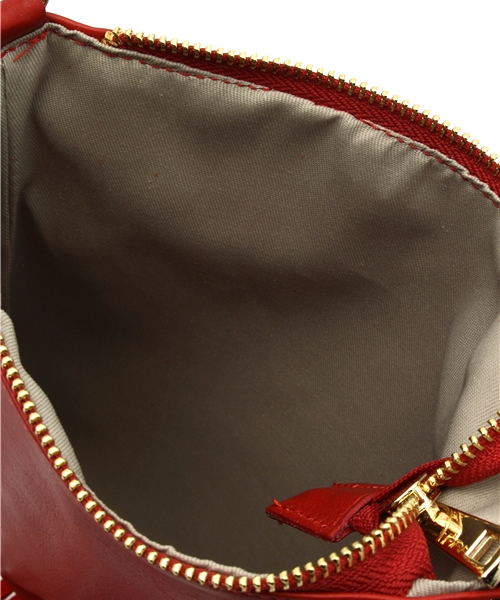 ROSE BUD(ローズバッド)の「(MARCO BIANCHINI) 14087 FRINGE TRIM SMAL SHOULDER BAG(ショルダーバッグ・レディース・ブラック/アイボリー/レッド/シルバー・ONE SIZE)」の7枚目の写真