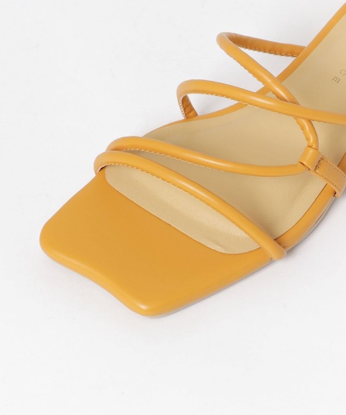 SENSE OF PLACE by URBAN RESEARCH(センスオブプレイスバイアーバンリサーチ)の「コードアシメクロスサンダル(サンダル・レディース・アイボリー/イエロー/シルバー/ブラック/グリーン・LARGE/SMALL/MEDIUM)」の10枚目の写真