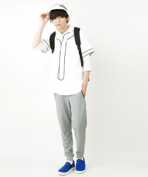 WEGO（ウィゴー）の「WEGO/スウェットリブパンツ（その他パンツ・メンズ・ブラック/杢グレー/その他1・MEDIUM/LARGE/X-LARGE）」の5枚目の写真