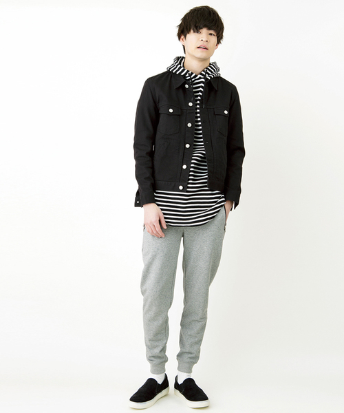 WEGO（ウィゴー）の「WEGO/スウェットリブパンツ（その他パンツ・メンズ・ブラック/杢グレー/その他1・MEDIUM/LARGE/X-LARGE）」の7枚目の写真