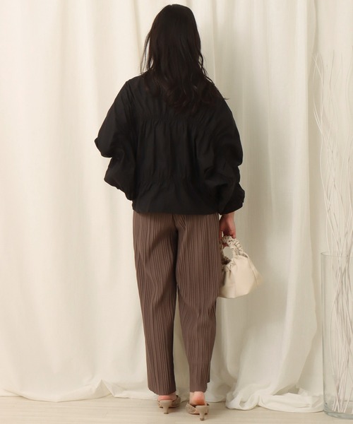 libelle more(リベル モア)の「ボーダーギャザーブラウス(シャツ/ブラウス・レディース・ホワイト/ブラック・M)」の17枚目の写真