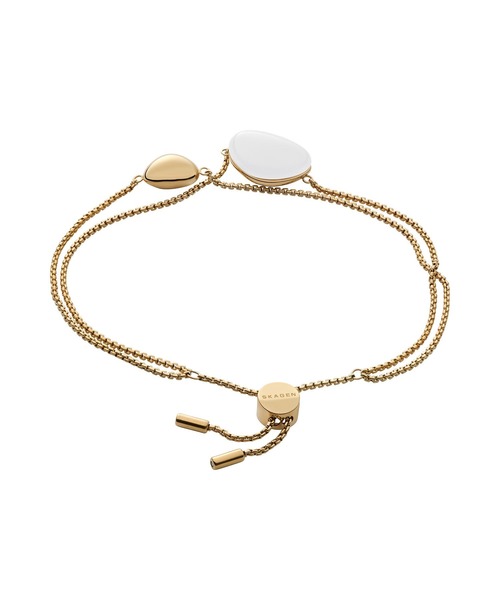 SKAGEN(スカーゲン)の「SEA GLASS BRACELET SKJ1550710(ブレスレット・レディース・ゴールド・FREE)」の2枚目の写真