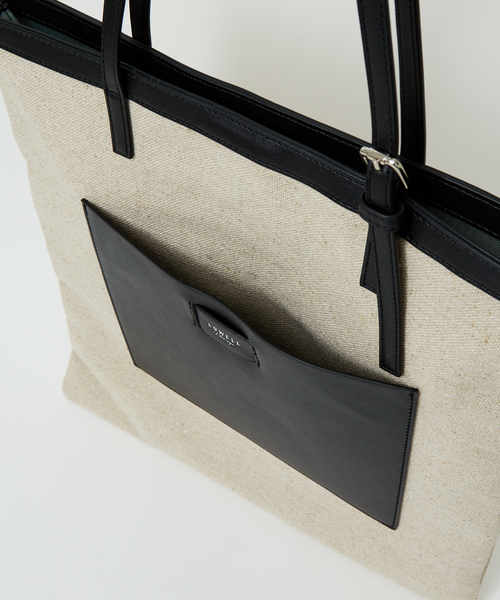 LOWELL things(ロウェル シングス)の「●【WEB限定】ファブリックジャガードA4トートBAG(トートバッグ・レディース・ダークベージュ/ブラック/ベージュ・フリー)」の13枚目の写真