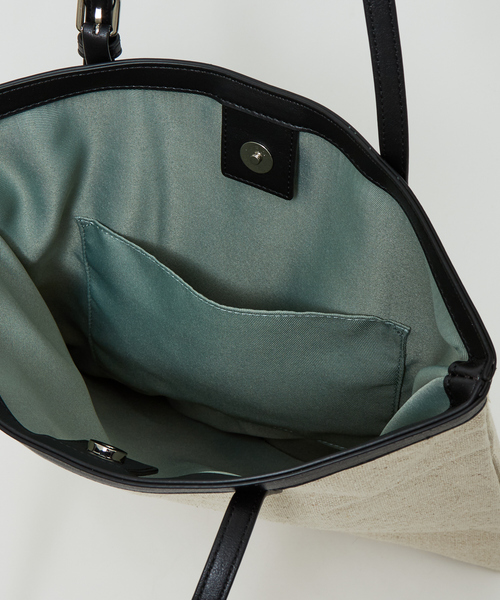 LOWELL things(ロウェル シングス)の「●【WEB限定】ファブリックジャガードA4トートBAG(トートバッグ・レディース・ダークベージュ/ブラック/ベージュ・フリー)」の11枚目の写真