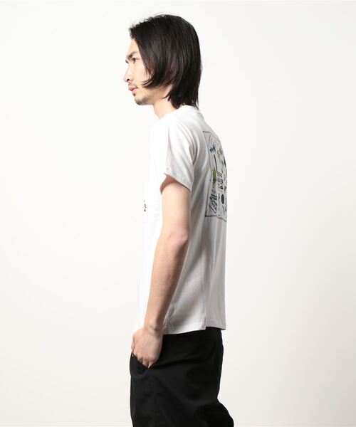 KRIFF MAYER（クリフメイヤー）の「抗菌半袖ポケTEE(キャンプ)（Tシャツ/カットソー・メンズ・パープル/ネイビー/オフホワイト/オレンジ/グリーン/チャコール・SMALL/MEDIUM/LARGE/X-LARGE）」の7枚目の写真