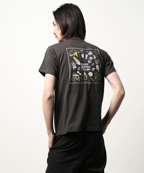 KRIFF MAYER（クリフメイヤー）の「抗菌半袖ポケTEE(キャンプ)（Tシャツ/カットソー・メンズ・パープル/ネイビー/オフホワイト/オレンジ/グリーン/チャコール・SMALL/MEDIUM/LARGE/X-LARGE）」の10枚目の写真