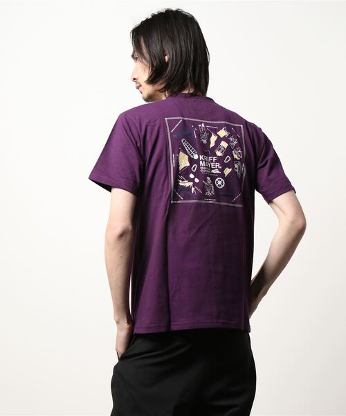 KRIFF MAYER（クリフメイヤー）の「抗菌半袖ポケTEE(キャンプ)（Tシャツ/カットソー・メンズ・パープル/ネイビー/オフホワイト/オレンジ/グリーン/チャコール・SMALL/MEDIUM/LARGE/X-LARGE）」の13枚目の写真