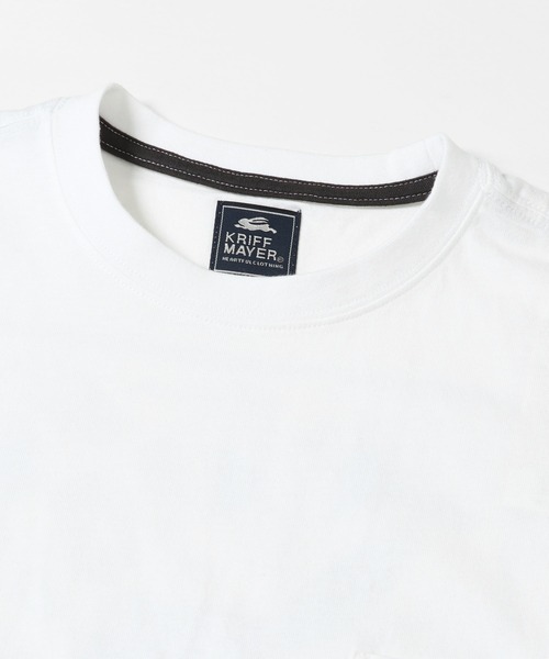 KRIFF MAYER（クリフメイヤー）の「抗菌半袖ポケTEE(キャンプ)（Tシャツ/カットソー・メンズ・パープル/ネイビー/オフホワイト/オレンジ/グリーン/チャコール・SMALL/MEDIUM/LARGE/X-LARGE）」の18枚目の写真