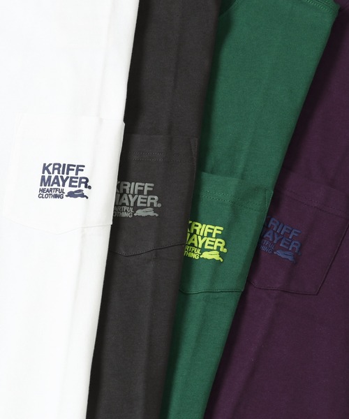 KRIFF MAYER（クリフメイヤー）の「抗菌半袖ポケTEE(キャンプ)（Tシャツ/カットソー・メンズ・パープル/ネイビー/オフホワイト/オレンジ/グリーン/チャコール・SMALL/MEDIUM/LARGE/X-LARGE）」の22枚目の写真