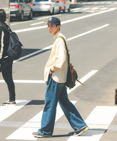 BROKEN BASE（ブロークンベース）の「M55オーバーサイズプルオーバー（シャツ/ブラウス・メンズ・オフホワイト/カーキ/インディゴブルー・MEDIUM/LARGE）」の22枚目の写真