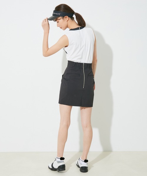 JUN&ROPE'(ジュンアンドロペ)の「【UV】【吸水速乾】切替ライン使いスリットノースリーブプルオーバー(Tシャツ/カットソー・レディース・ホワイト/ブラック/レッド/イエロー/ライトグリーン・S/M/L)」の12枚目の写真