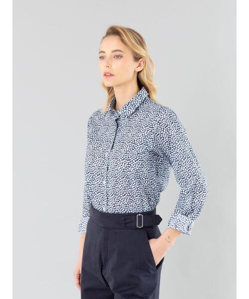 agnes b.（アニエスベー）の「ICS6 CHEMISE ハート柄ブラウス（シャツ