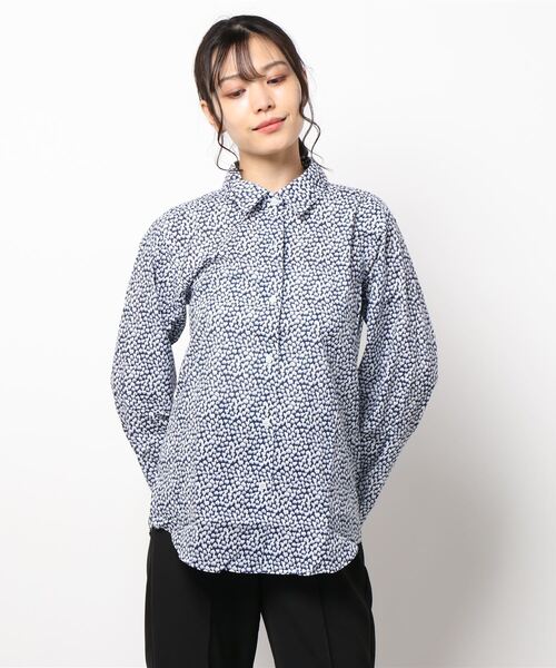 agnes b.（アニエスベー）の「ICS6 CHEMISE ハート柄ブラウス（シャツ
