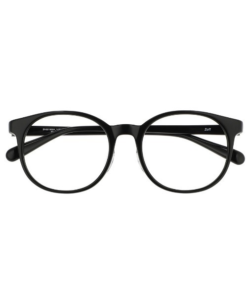 Zoff(ゾフ)の「ボストン型 めがね|伊達メガネ|黒縁メガネ|Zoff CLASSIC(メガネ・レディース・ブラック/ブラウン/グレー/オレンジ・FREE)」の6枚目の写真