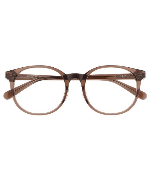 Zoff(ゾフ)の「ボストン型 めがね|伊達メガネ|黒縁メガネ|Zoff CLASSIC(メガネ・レディース・ブラック/ブラウン/グレー/オレンジ・FREE)」の8枚目の写真