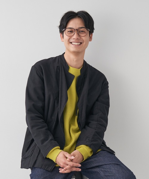 Zoff(ゾフ)の「ボストン型 めがね|伊達メガネ|黒縁メガネ|Zoff CLASSIC(メガネ・レディース・ブラック/ブラウン/グレー/オレンジ・FREE)」の16枚目の写真