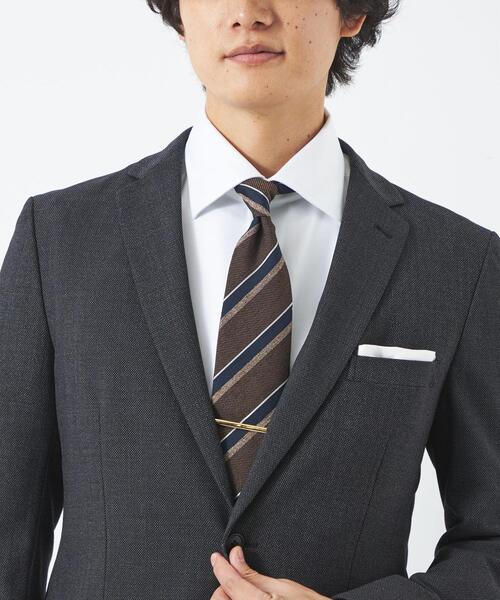 green label relaxing（グリーンレーベルリラクシング）の「＜MILLESIME＞ラウンド スクエア タイバー ネクタイピン（ネクタイピン・メンズ・ゴールド・FREE）」の2枚目の写真