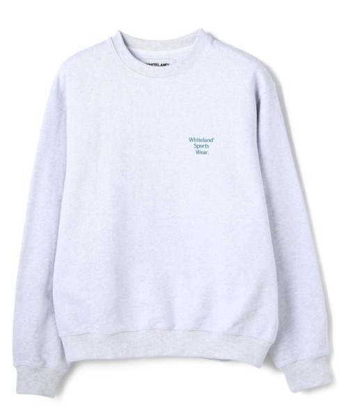 WHITELAND(ホワイトランド)の「WHITELAND/ホワイトランド/CREW SWEAT/クルースウェット(スウェット・レディース・オートミール/ダークグリーン・FREE)」の10枚目の写真