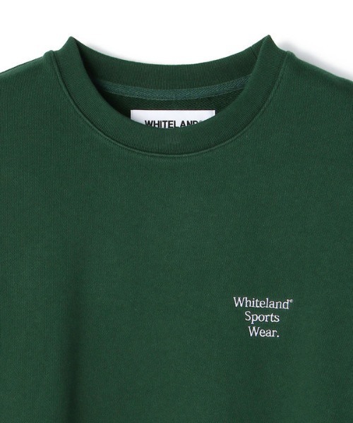 WHITELAND(ホワイトランド)の「WHITELAND/ホワイトランド/CREW SWEAT/クルースウェット(スウェット・レディース・オートミール/ダークグリーン・FREE)」の16枚目の写真