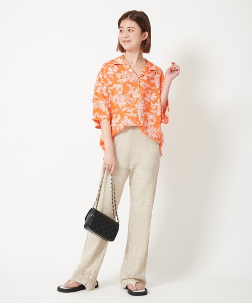 U by SPICK&SPAN(ユーバイスピックアンドスパン)の「クロシェパンツ◆(その他パンツ・レディース・ブラック/ホワイト系その他・38/36)」の22枚目の写真